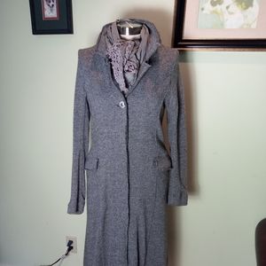 Free People long coat...I'll throw in the scarf fo